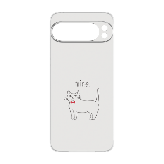 プレミアムパネル［ 蝶ネクタイねこ - White ］