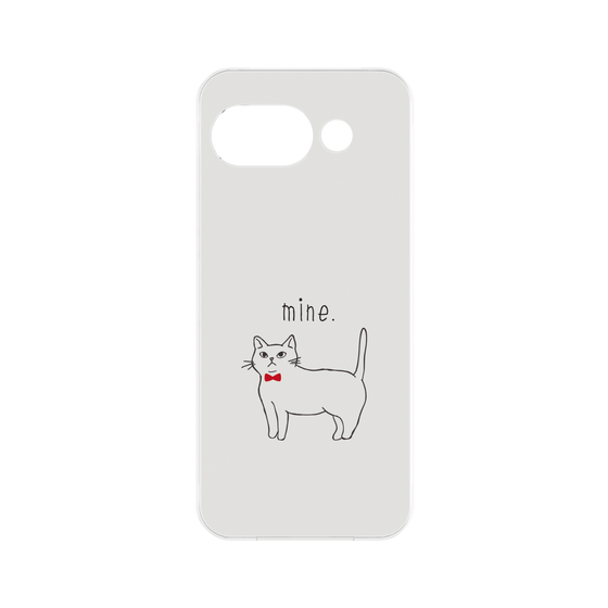 プレミアムパネル［ 蝶ネクタイねこ - White ］