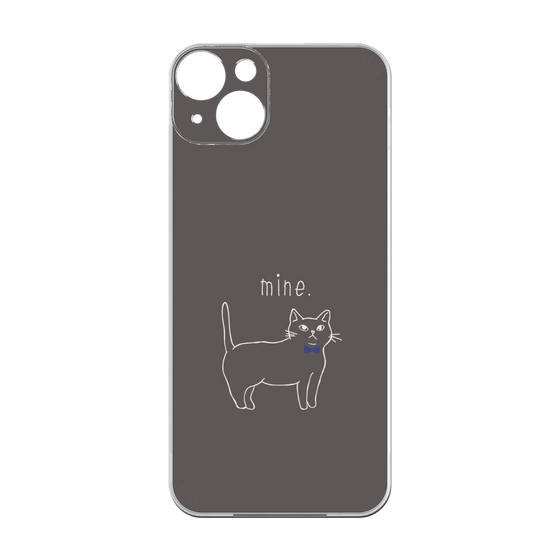 プレミアムパネル［ 蝶ネクタイねこ - Black ］