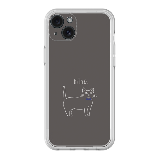 プレミアムパネル［ 蝶ネクタイねこ - Black ］