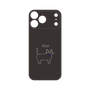 プレミアムパネル［ 蝶ネクタイねこ - Black ］