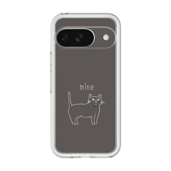 プレミアムパネル［ 蝶ネクタイねこ - Black ］
