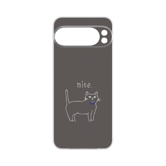 プレミアムパネル［ 蝶ネクタイねこ - Black ］