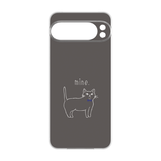 プレミアムパネル［ 蝶ネクタイねこ - Black ］