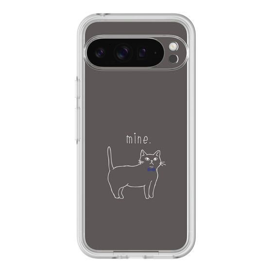 プレミアムパネル［ 蝶ネクタイねこ - Black ］