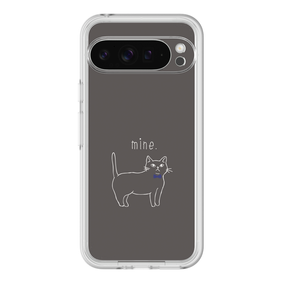 プレミアムパネル［ 蝶ネクタイねこ - Black ］