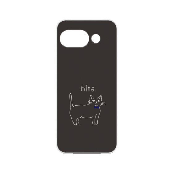 プレミアムパネル［ 蝶ネクタイねこ - Black ］