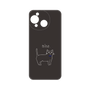 プレミアムパネル［ 蝶ネクタイねこ - Black ］
