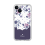 プレミアムパネル［ ツインドットフラワー - Navy ］