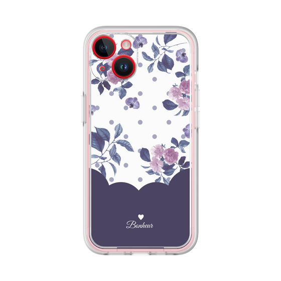 プレミアムパネル［ ツインドットフラワー - Navy ］