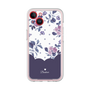 プレミアムパネル［ ツインドットフラワー - Navy ］