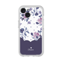 プレミアムパネル［ ツインドットフラワー - Navy ］