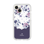プレミアムパネル［ ツインドットフラワー - Navy ］