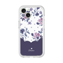 プレミアムパネル［ ツインドットフラワー - Navy ］
