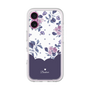 プレミアムパネル［ ツインドットフラワー - Navy ］