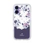プレミアムパネル［ ツインドットフラワー - Navy ］