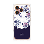 プレミアムパネル［ ツインドットフラワー - Navy ］