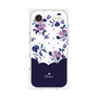 プレミアムパネル［ ツインドットフラワー - Navy ］