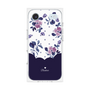 プレミアムパネル［ ツインドットフラワー - Navy ］