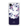 プレミアムパネル［ ツインドットフラワー - Navy ］