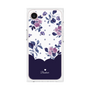 プレミアムパネル［ ツインドットフラワー - Navy ］