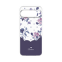 プレミアムパネル［ ツインドットフラワー - Navy ］