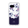 プレミアムパネル［ ツインドットフラワー - Navy ］