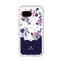 プレミアムパネル［ ツインドットフラワー - Navy ］