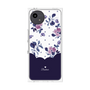 プレミアムパネル［ ツインドットフラワー - Navy ］