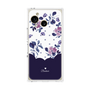 プレミアムパネル［ ツインドットフラワー - Navy ］