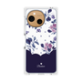 プレミアムパネル［ ツインドットフラワー - Navy ］