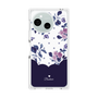 プレミアムパネル［ ツインドットフラワー - Navy ］