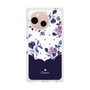 プレミアムパネル［ ツインドットフラワー - Navy ］