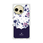 プレミアムパネル［ ツインドットフラワー - Navy ］