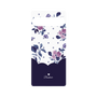 プレミアムパネル［ ツインドットフラワー - Navy ］