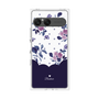 プレミアムパネル［ ツインドットフラワー - Navy ］
