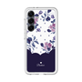 プレミアムパネル［ ツインドットフラワー - Navy ］