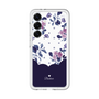 プレミアムパネル［ ツインドットフラワー - Navy ］