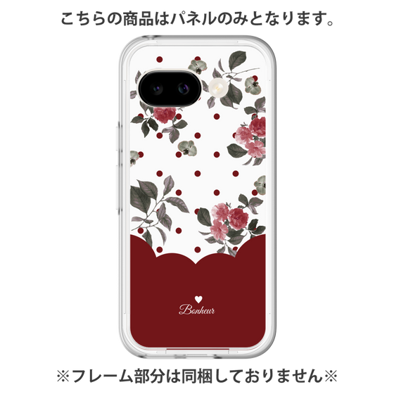 プレミアムパネル［ ツインドットフラワー - Red ］