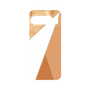 プレミアムパネル［ マーブルトライアングルパレット - Orange ］