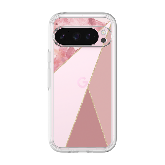 プレミアムパネル［ マーブルトライアングルパレット - Pink ］