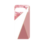 プレミアムパネル［ マーブルトライアングルパレット - Pink ］
