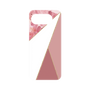 プレミアムパネル［ マーブルトライアングルパレット - Pink ］