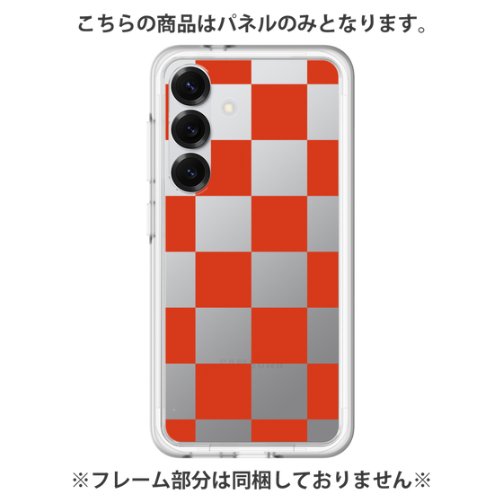 プレミアムパネル［ 市松模様 - Red ］