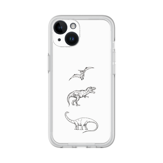 プレミアムパネル［ Dinosaurs No.1 - White ］