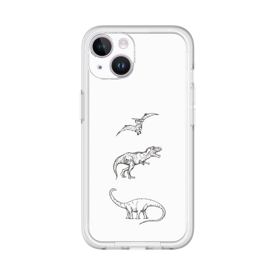 プレミアムパネル［ Dinosaurs No.1 - White ］