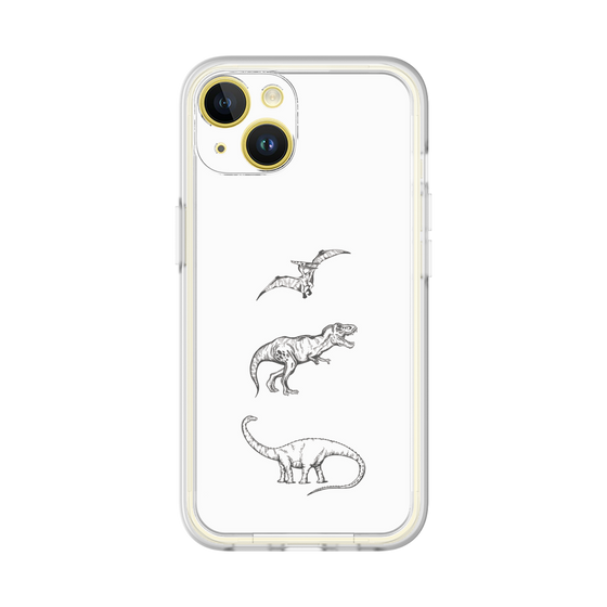 プレミアムパネル［ Dinosaurs No.1 - White ］