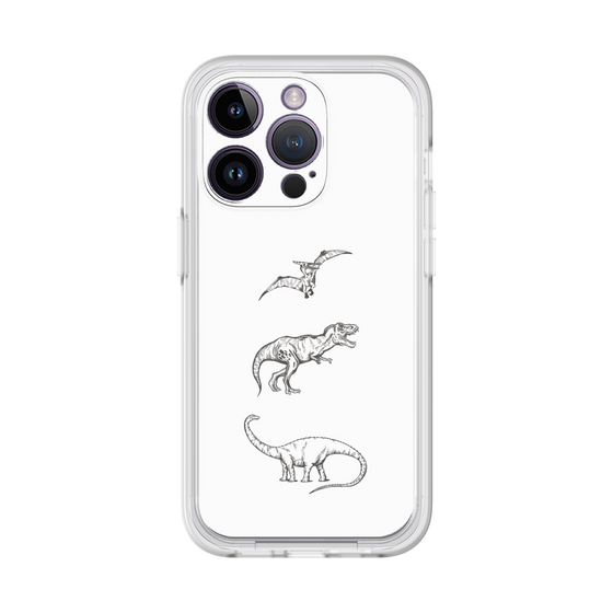 プレミアムパネル［ Dinosaurs No.1 - White ］