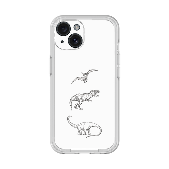 プレミアムパネル［ Dinosaurs No.1 - White ］
