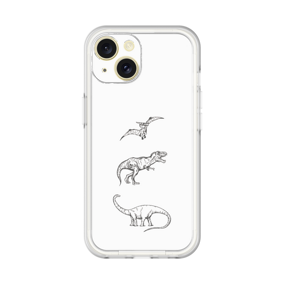 プレミアムパネル［ Dinosaurs No.1 - White ］
